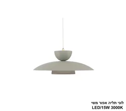 לוני תליה אפור משי