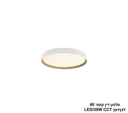 פלפון דין קוטר 40 לבן +עץ CCT