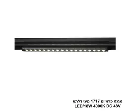 מגנט פרמיום 1717 מיני דלתא LED 18W 4000K